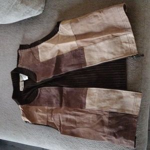 Vest leather xl